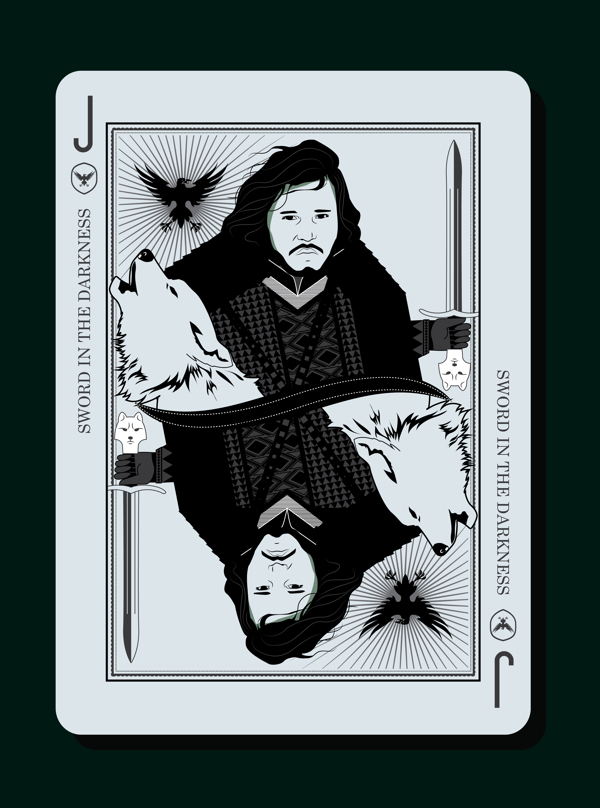 Game of Thrones Playing Card Design