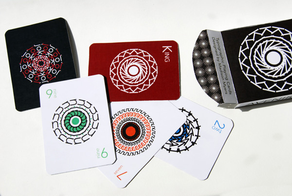 Typography Playing cards